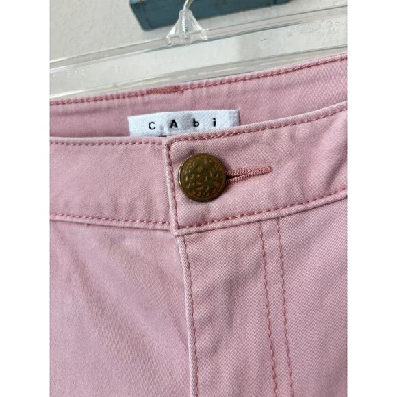 CAbi Women's Size 12 Nectar Pink Curvy Skinny Jeans, Style #230 - Picture 3 of 4